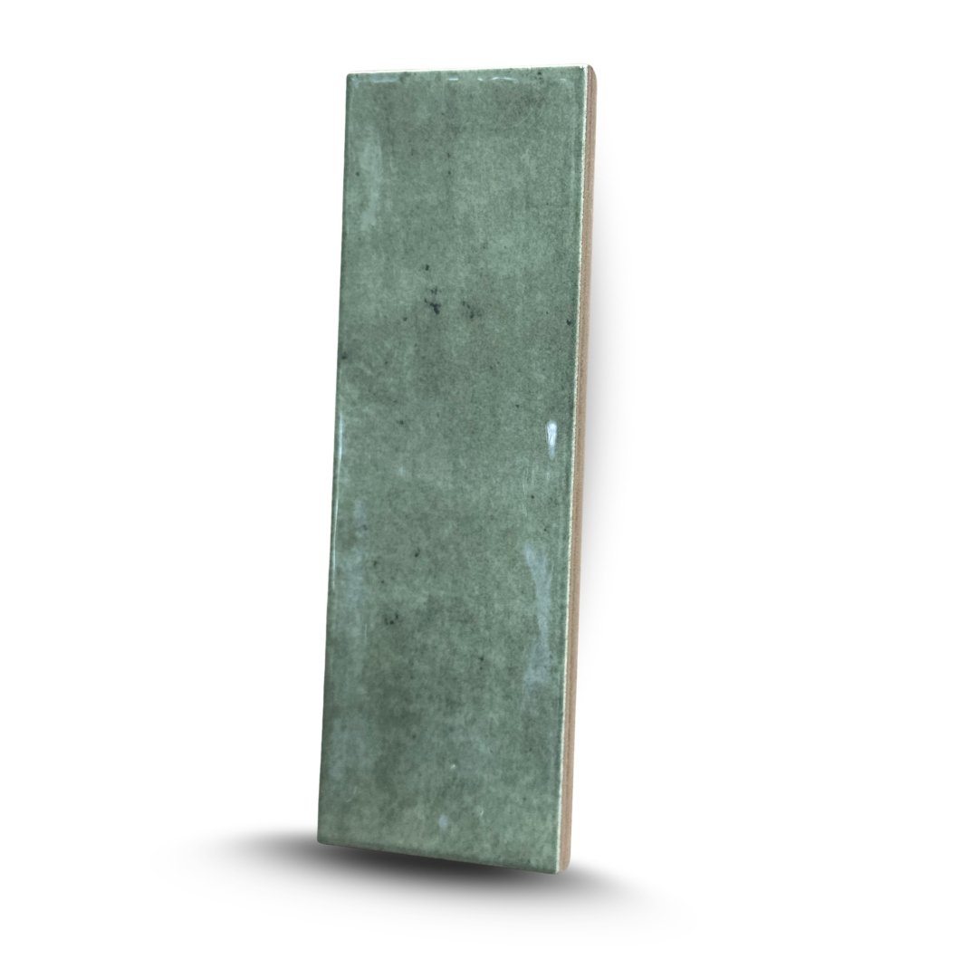 Cl Plaka Wild Green Highlighter Bathroom Tiles - My Home Studio